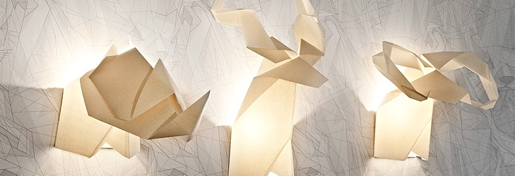 Origami's Hunter lamper fra chilenske Si Studio