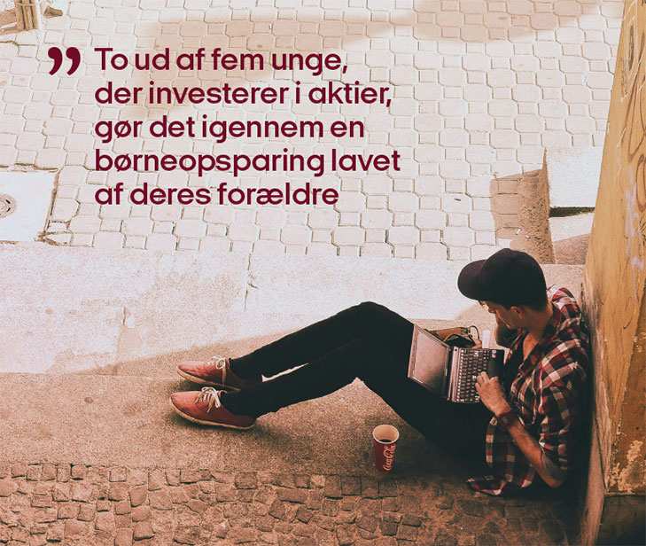 Finance Denmark, Report on young peoples debts, spending and savings: Photo with featured quote.